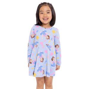 NWT- Ms. Rachel Toddler Girls Dress with Long Sleeves